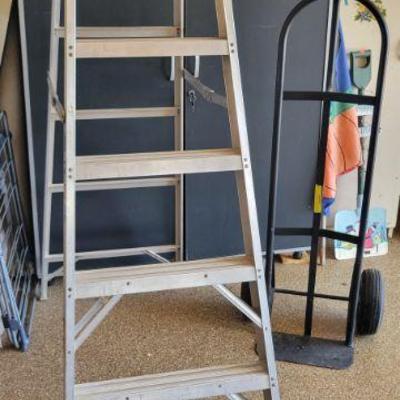Ladder and Dolly 