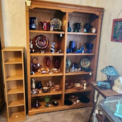 Lots of Fenton and carnival glass