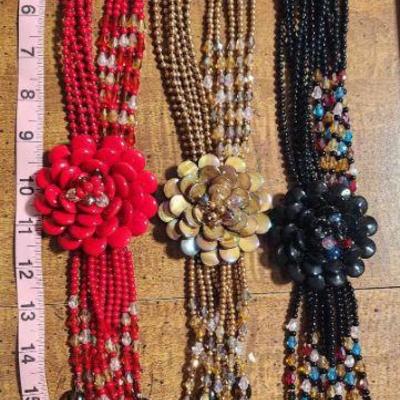 Statement piece necklaces by Joan Rivers