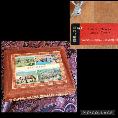 Reuge wind up musical box.