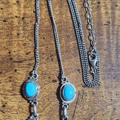 Sterling & turquoise