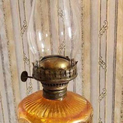 Antique oil lamp