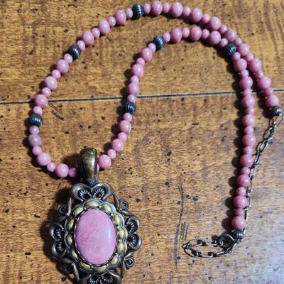 Carolyn Pollack w/ matching earrings.