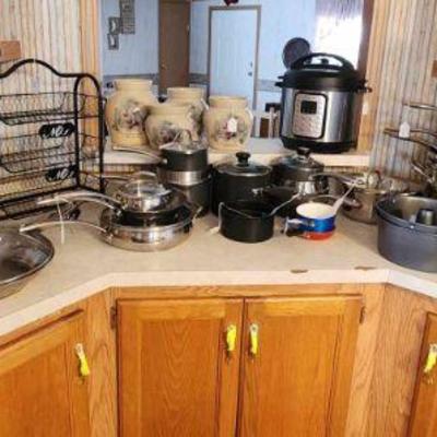 Wolfgang Puck, Copper Chef and other cookware. 