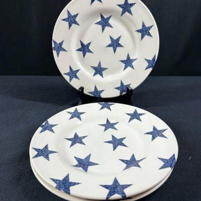 SET OF 4 STAR PLATES