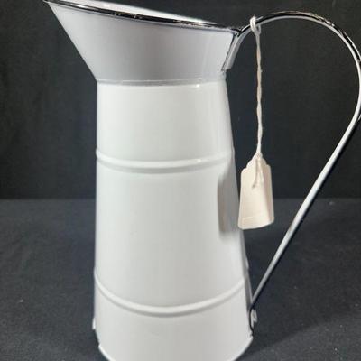WHITE PITCHER