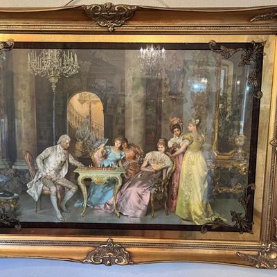 VINTAGE PICTURE /AND FRAME