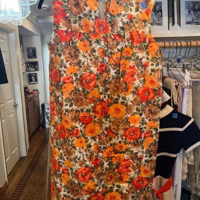 VINTAGE PRINT DRESS