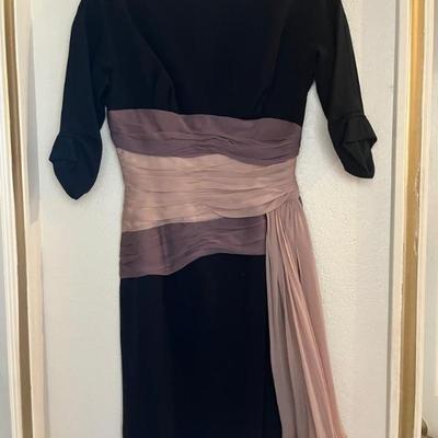 VINTAGE CREPE DRESS