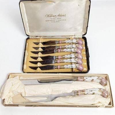 Vintage William Adams Knife and Carving Set