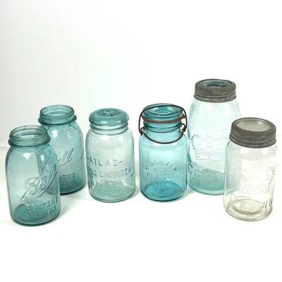 Vintage Crown, Ball & Misc. Mason Canning Jars