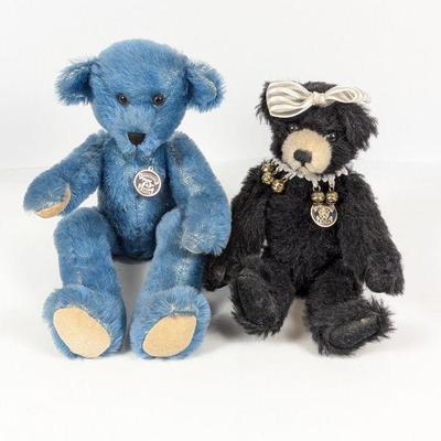 Knickerbocker Bear Co. 75th Anniversary Blue Beary & New Generation Collection Prudence Bear