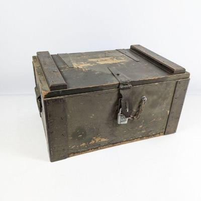 Vintage Military Ammo Box