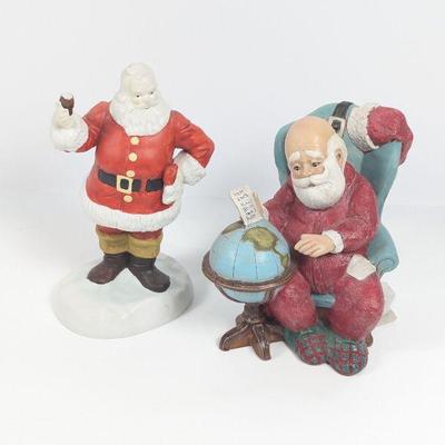 Vintage Santa Claus Figurine Set