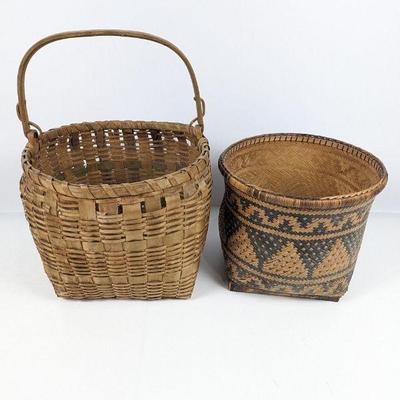 Vintage Handwoven Baskets