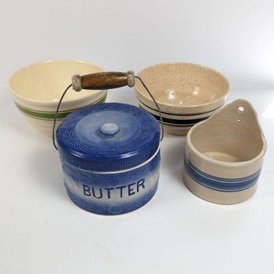 Vintage Stoneware Kitchenware Collection