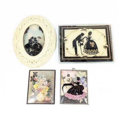 Vintage Framed Silhouette Art Collection