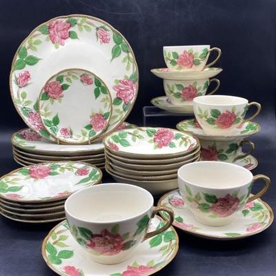 AMERICAN BEAUTY ROSE by Norleans, Service for 6, 1/3