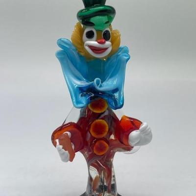 Murano Art Glass Clown from Italy