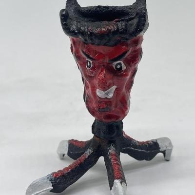 Cast Iron Devil Claw Foot Toothpick /Candle Holder