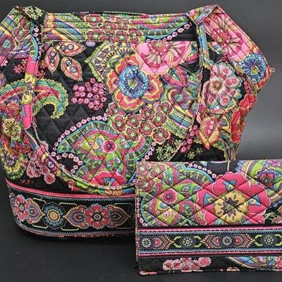 Vera Bradley Symphony in Hue Tote & Organizer Bag