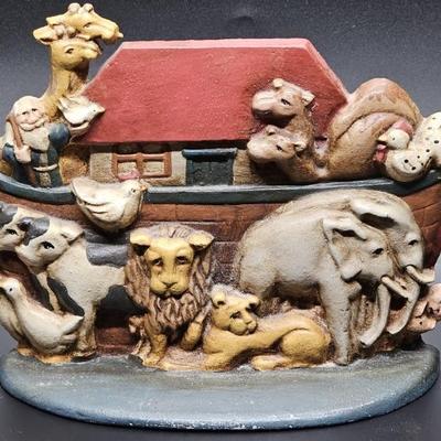 Iron Noah's Ark Doorstop from Midwest Importers