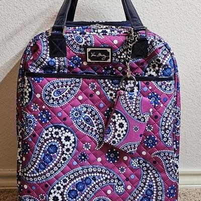 Vera Bradley Boysenberry Paisley Suitcase