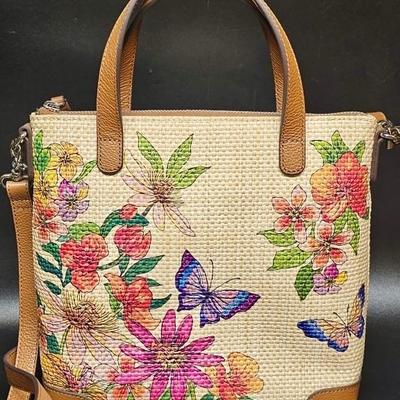 Brighton Briana Straw w/ Leather Straps Tote Bag