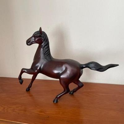 Japanese Bronze Horse Statue 