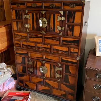 Korean Antique Wood Stacking Nong Cabinets 