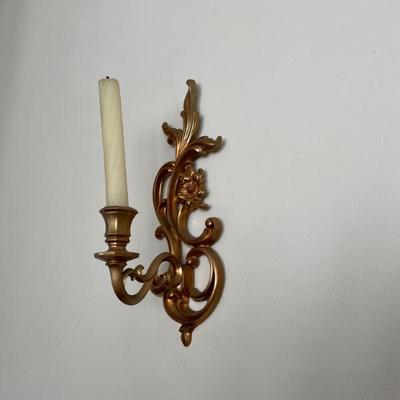 gold git sconces 2 of 2 