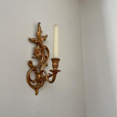 gold git sconces 1 of 2 