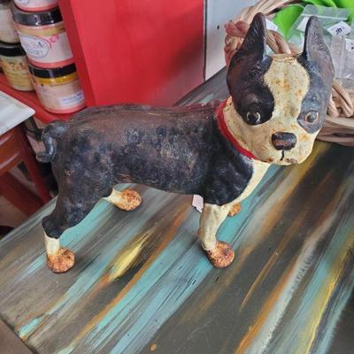 Cast iron boston terrier 