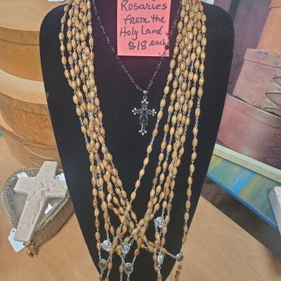 Olive wood rosaries 