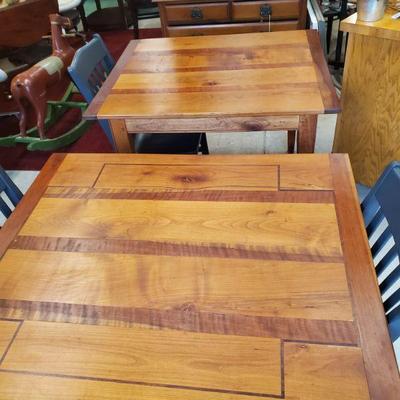 Teak tables 