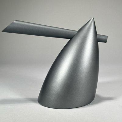 PHILIPPE STARK HOT BERTAA KETTLE | Philippe Stark for Alesi 1990 Hot Bertaa kettle made from brushed aluminum. - l. 12.5 x w. 6.5 x h. 10...