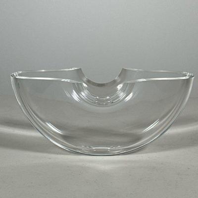 STEUBEN GLASS VASE | Circular Steuben glass vase, signed on bottom. - l. 9.75 x w. 3.5 x h. 4.25 in

