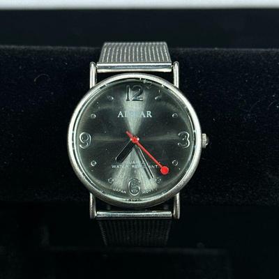 APPEAR STAINLESS STEEL WATCH | APPEAR quartz water-resistant stainless steel wristwatch with Japan Movement, braided steel band, and...