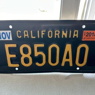 License plates collection
