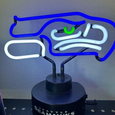 Seahawks neon sign