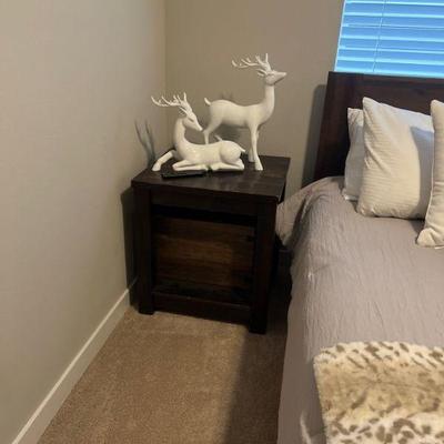 side table, deer home decor