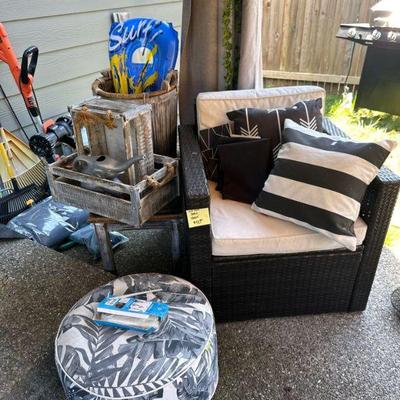 Patio chair & lawn care equipment