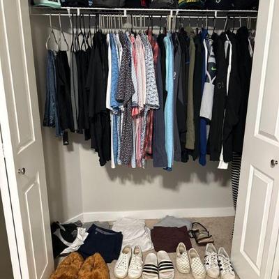 Men's clothing & shoes - lots of golf gear