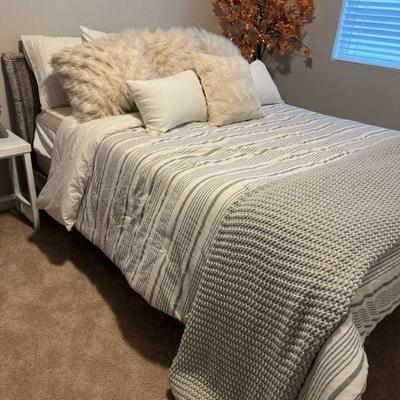 Bed and bad frame
