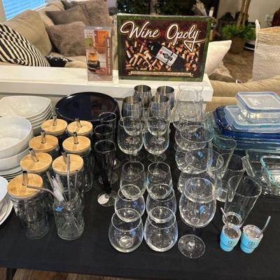 Wine glasses