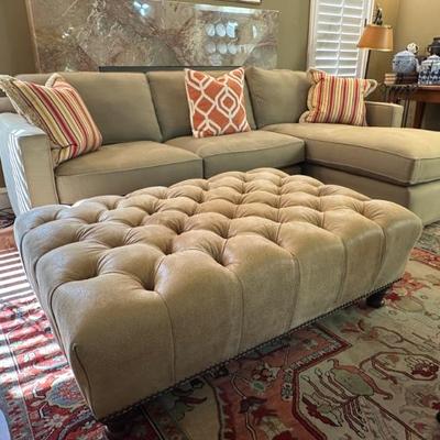 Crate and Barrel sectional