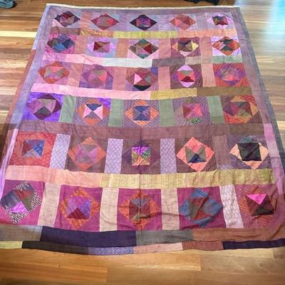 Two sided one of a kind handmade quilt