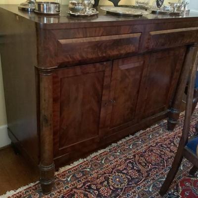 $695- Empire style sideboard/buffet dovetail 41"H 55"L 22"depth