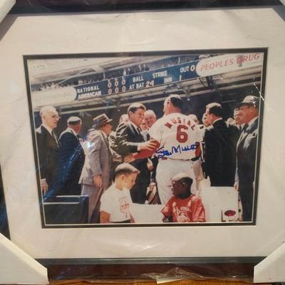 $224-Stan the Man Musial COA with JFK 