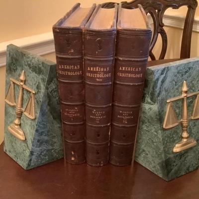 $42-Scales of Justice Bookends 9"H 6"L 3"depth